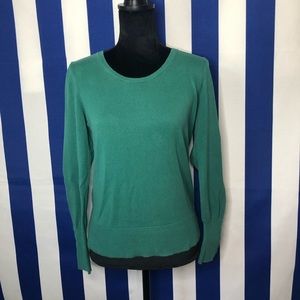 LOFT Anne Taylor sea green sweater.